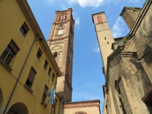 italy, bologna, towers, torre asinelli, torre garisenda, leaning tower, bologna, bologna, bologna, bologna, bologna
